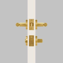 Load image into Gallery viewer, INSPIRA LIFESTYLES - Reed Door Lever Sets - DOOR FURNITURE, DOOR HARDWARE, DOOR LEVER, DOOR LOCK KEY, DOOR LOCK SET, DOOR PULL, DOOR PULLS, LEVER, LEVER DOOR HANDLE, LEVER LOCK SET, MODERN DOOR HANDLES, MORTISE LOCK, REEDED DOOR HANDLE, REEDED DOOR LEVER, THUMB TURN LOCK, TUBULAR COIN LOCK