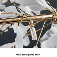 Load image into Gallery viewer, INSPIRA LIFESTYLES - Sculptural Leaf Chandelier - ACCENT LIGHT, BEDROOM LIGHT, BRANCH LIGHT, CHANDELIER, DINING LIGHT, FEATURE LIGHT, HANGING LIGHT, LIGHT, LIGHT FIXTURE, LIGHTING, LIGHTS, LINEAR LIGHT, LIVING ROOM LIGHT, PENDANT LIGHT, RESTAURANT LIGHT, SCULPTURAL LIGHT, TREE LIGHT