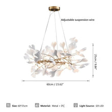 Load image into Gallery viewer, INSPIRA LIFESTYLES - Sculptural Leaf Chandelier - ACCENT LIGHT, BEDROOM LIGHT, BRANCH LIGHT, CHANDELIER, DINING LIGHT, FEATURE LIGHT, HANGING LIGHT, LIGHT, LIGHT FIXTURE, LIGHTING, LIGHTS, LINEAR LIGHT, LIVING ROOM LIGHT, PENDANT LIGHT, RESTAURANT LIGHT, SCULPTURAL LIGHT, TREE LIGHT