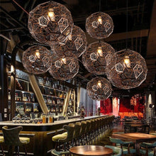 Load image into Gallery viewer, INSPIRA LIFESTYLES - Metal Etch Web Pendant - ACCENT LIGHT, CHANDELIER, ETCH WEB LIGHT, LIGHT, LIGHT FIXTURE, LIGHTING, LIGHTS, METAL MESH LIGHT, MODERN CHANDELIER, PENDANT, PENDANT LIGHT, RESTAURANT LIGHT, TOM DIXON LIGHT