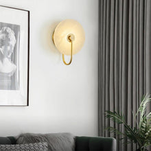 Load image into Gallery viewer, INSPIRA LIFESTYLES - Illuminated Marble Wall Sconce - ACCENT LIGHT, BATHROOM LIGHT, BEDROOM LIGHT, BEDSIDE LAMP, BEDSIDE LIGHT, LIGHT, LIGHT FIXTURE, LIGHTING, LIGHTS, WALL ART, WALL LAMP, WALL LIGHT, WALL SCONCE