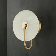 Load image into Gallery viewer, INSPIRA LIFESTYLES - Illuminated Marble Wall Sconce - ACCENT LIGHT, BATHROOM LIGHT, BEDROOM LIGHT, BEDSIDE LAMP, BEDSIDE LIGHT, LIGHT, LIGHT FIXTURE, LIGHTING, LIGHTS, WALL ART, WALL LAMP, WALL LIGHT, WALL SCONCE
