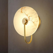 Load image into Gallery viewer, INSPIRA LIFESTYLES - Illuminated Marble Wall Sconce - ACCENT LIGHT, BATHROOM LIGHT, BEDROOM LIGHT, BEDSIDE LAMP, BEDSIDE LIGHT, LIGHT, LIGHT FIXTURE, LIGHTING, LIGHTS, WALL ART, WALL LAMP, WALL LIGHT, WALL SCONCE