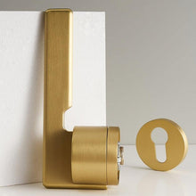 Load image into Gallery viewer, INSPIRA LIFESTYLES - Rhys Door Lever Sets - DOOR FURNITURE, DOOR HARDWARE, DOOR LEVER, DOOR LOCK KEY, DOOR LOCK SET, DOOR PULL, DOOR PULLS, LEVER, LEVER DOOR HANDLE, LEVER LOCK SET, MODERN DOOR HANDLES, MORTISE LOCK, THUMB TURN LOCK, TUBULAR COIN LOCK