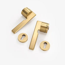 Load image into Gallery viewer, INSPIRA LIFESTYLES - Rhys Door Lever Sets - DOOR FURNITURE, DOOR HARDWARE, DOOR LEVER, DOOR LOCK KEY, DOOR LOCK SET, DOOR PULL, DOOR PULLS, LEVER, LEVER DOOR HANDLE, LEVER LOCK SET, MODERN DOOR HANDLES, MORTISE LOCK, THUMB TURN LOCK, TUBULAR COIN LOCK