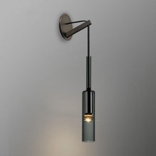 Load image into Gallery viewer, INSPIRA LIFESTYLES - Kaisa Black Glass Pendant - BLACK GLASS PENDANT LIGHT, HANGING LIGHT, LIGHT, LIGHT FIXTURE, LIGHTING, MODERN PENDANT LIGHT, PENDANT, PENDANT LIGHT, WALL LIGHT, WALL SCONCE