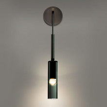 Load image into Gallery viewer, INSPIRA LIFESTYLES - Kaisa Black Glass Pendant - BLACK GLASS PENDANT LIGHT, HANGING LIGHT, LIGHT, LIGHT FIXTURE, LIGHTING, MODERN PENDANT LIGHT, PENDANT, PENDANT LIGHT, WALL LIGHT, WALL SCONCE