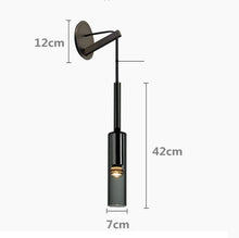 Load image into Gallery viewer, INSPIRA LIFESTYLES - Kaisa Black Glass Pendant - BLACK GLASS PENDANT LIGHT, HANGING LIGHT, LIGHT, LIGHT FIXTURE, LIGHTING, MODERN PENDANT LIGHT, PENDANT, PENDANT LIGHT, WALL LIGHT, WALL SCONCE