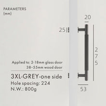Load image into Gallery viewer, INSPIRA LIFESTYLES - Reed Long Pull Handles - BATHROOM HARDWARE, BRASS HARDWARE, CABINET HARDWARE, CABINET PULL, CLOSET PULL, DOOR PULL, DOOR PULLS, DRAWER PULL, DRAWER PULLS, FURNITURE HANDLES, FURNITURE PULL, HARDWARE, KITCHEN HARDWARE, MODERN HARDWARE, PULLS, WARDROBE HARDWARE