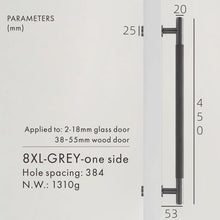 Load image into Gallery viewer, INSPIRA LIFESTYLES - Reed Long Pull Handles - BATHROOM HARDWARE, BRASS HARDWARE, CABINET HARDWARE, CABINET PULL, CLOSET PULL, DOOR PULL, DOOR PULLS, DRAWER PULL, DRAWER PULLS, FURNITURE HANDLES, FURNITURE PULL, HARDWARE, KITCHEN HARDWARE, MODERN HARDWARE, PULLS, WARDROBE HARDWARE