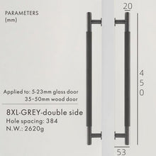 Load image into Gallery viewer, INSPIRA LIFESTYLES - Reed Long Pull Handles - BATHROOM HARDWARE, BRASS HARDWARE, CABINET HARDWARE, CABINET PULL, CLOSET PULL, DOOR PULL, DOOR PULLS, DRAWER PULL, DRAWER PULLS, FURNITURE HANDLES, FURNITURE PULL, HARDWARE, KITCHEN HARDWARE, MODERN HARDWARE, PULLS, WARDROBE HARDWARE