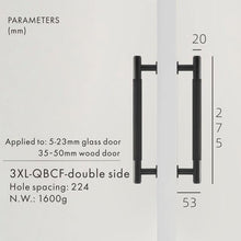 Load image into Gallery viewer, INSPIRA LIFESTYLES - Reed Long Pull Handles - BATHROOM HARDWARE, BRASS HARDWARE, CABINET HARDWARE, CABINET PULL, CLOSET PULL, DOOR PULL, DOOR PULLS, DRAWER PULL, DRAWER PULLS, FURNITURE HANDLES, FURNITURE PULL, HARDWARE, KITCHEN HARDWARE, MODERN HARDWARE, PULLS, WARDROBE HARDWARE