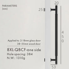 Load image into Gallery viewer, INSPIRA LIFESTYLES - Reed Long Pull Handles - BATHROOM HARDWARE, BRASS HARDWARE, CABINET HARDWARE, CABINET PULL, CLOSET PULL, DOOR PULL, DOOR PULLS, DRAWER PULL, DRAWER PULLS, FURNITURE HANDLES, FURNITURE PULL, HARDWARE, KITCHEN HARDWARE, MODERN HARDWARE, PULLS, WARDROBE HARDWARE