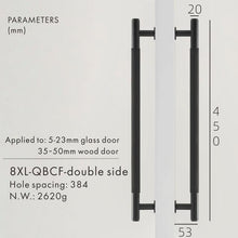 Load image into Gallery viewer, INSPIRA LIFESTYLES - Reed Long Pull Handles - BATHROOM HARDWARE, BRASS HARDWARE, CABINET HARDWARE, CABINET PULL, CLOSET PULL, DOOR PULL, DOOR PULLS, DRAWER PULL, DRAWER PULLS, FURNITURE HANDLES, FURNITURE PULL, HARDWARE, KITCHEN HARDWARE, MODERN HARDWARE, PULLS, WARDROBE HARDWARE