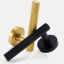 Load image into Gallery viewer, INSPIRA LIFESTYLES - Marc Door Lever Sets - DOOR FURNITURE, DOOR HARDWARE, DOOR LEVER, DOOR LOCK KEY, DOOR LOCK SET, DOOR PULL, DOOR PULLS, KNURLED DOOR PULLS, KNURLED HANDLES, LEVER, LEVER DOOR HANDLE, LEVER LOCK SET, MODERN DOOR HANDLES, MORTISE LOCK SET, THUMB TURN LOCK, TUBULAR COIN LOCK