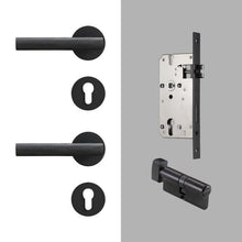 Load image into Gallery viewer, INSPIRA LIFESTYLES - Marc Door Lever Sets - DOOR FURNITURE, DOOR HARDWARE, DOOR LEVER, DOOR LOCK KEY, DOOR LOCK SET, DOOR PULL, DOOR PULLS, KNURLED DOOR PULLS, KNURLED HANDLES, LEVER, LEVER DOOR HANDLE, LEVER LOCK SET, MODERN DOOR HANDLES, MORTISE LOCK SET, THUMB TURN LOCK, TUBULAR COIN LOCK