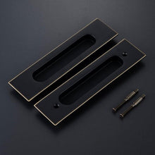 Load image into Gallery viewer, INSPIRA LIFESTYLES - Luke Recessed Door Handle - DOOR FURNITURE, DOOR HARDWARE, DOOR LEVER, DOOR LOCK KEY, DOOR LOCK SET, DOOR PULL, DOOR PULLS, LEVER, MODERN DOOR HANDLES, RECESSED DOOR HARDWARE, RECESSED SLIDING DOOR HANDLE, RECESSED SLIDING DOOR PULL, SLIDING DOOR HANDLE, SLIDING DOOR PULL