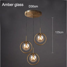 Load image into Gallery viewer, INSPIRA LIFESTYLES - Glass Globe Pendant Light - BEDROOM LIGHT, BEDSIDE LIGHT, BRASS, GLASS, HANGING LIGHT, LIGHT, LIGHT FIXTURE, LIGHTING, LIGHTS, LIVING ROOM LIGHT, MINIMAL, MODERN, PENDANT LIGHT