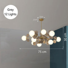 Load image into Gallery viewer, INSPIRA LIFESTYLES - Pop-Art Monochrome Chandelier - CHANDELIER, GLASS GLOBE CHANDELIER, GLOBE CHANDELIER, GLOBE LIGHT, LIGHT, LIGHT FIXTURE, LIGHTING, MODERN CHANDELIER, MODERN CHANDLIER, MODERN PENDANT, PENDANT, POP ART, SPUTNIK CHANDELIER