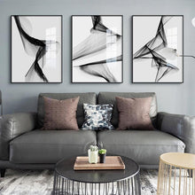 Load image into Gallery viewer, INSPIRA LIFESTYLES - Skein Photo Series - ABSTRACT ART, ABSTRACT PHOTOGRAPHY, ART FOR WALLS, B&W PHOTO, BLACK & WHITE PHOTOGRAPHY, BLACK AND WHITE ART, CANVAS ART, CANVAS PRINTS, MINIMALIST PHOTOGRAPHY, MODERN ART, MODERN PHOTOGRAPHY, PHOTOGRAPHIC SERIES, PHOTOGRAPHY, WALL ART