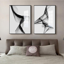 Load image into Gallery viewer, INSPIRA LIFESTYLES - Skein Photo Series - ABSTRACT ART, ABSTRACT PHOTOGRAPHY, ART FOR WALLS, B&W PHOTO, BLACK & WHITE PHOTOGRAPHY, BLACK AND WHITE ART, CANVAS ART, CANVAS PRINTS, MINIMALIST PHOTOGRAPHY, MODERN ART, MODERN PHOTOGRAPHY, PHOTOGRAPHIC SERIES, PHOTOGRAPHY, WALL ART