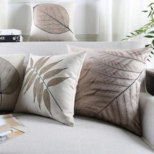 Load image into Gallery viewer, INSPIRA LIFESTYLES - Foliage Linen Cotton Blend Pillow - ACCENT PILLOW, ACCESSORIES, BED PILLOW, CHAIR PILLOW, COTTON, DECORATIVE PILLOW, FERNS, FOLIAGE, HOME ACCESSORIES, LEAVES, LINEN, PILLOW, SOFA PILLOW, SOFTGOODS