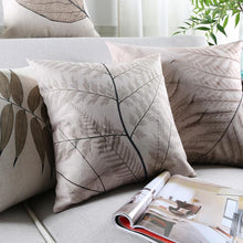 Load image into Gallery viewer, INSPIRA LIFESTYLES - Foliage Linen Cotton Blend Pillow - ACCENT PILLOW, ACCESSORIES, BED PILLOW, CHAIR PILLOW, COTTON, DECORATIVE PILLOW, FERNS, FOLIAGE, HOME ACCESSORIES, LEAVES, LINEN, PILLOW, SOFA PILLOW, SOFTGOODS