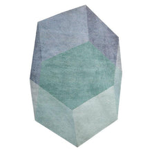 Load image into Gallery viewer, INSPIRA LIFESTYLES - Geometric Green Diamond Area Rug - ACCENT RUG, AREA RUG, BEDROOM CARPET, BEDROOM RUG, DINING ROOM CARPET, DINING ROOM RUG, FLOOR MAT, HOTEL CARPET, LIVING ROOM CARPET, LIVING ROOM RUG, MODERN RUG, PILE CARPET, POLYESTER RUG, RUG, RUGS, WOVEN RUG