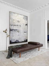 Load image into Gallery viewer, INSPIRA LIFESTYLES - Mondo Abstract Oil Painting - ART, CANVAS ART, CONTEMPORARY ART, FRAMED ART, GRAY TEXTURED PAINTING, HANGING ART, LARGE PAINTING, LARGE SCALE ART, MODERN ART, NEUTRAL PAINTING, OIL PAINTING, PAINTING, UNFRAMED ART, WALL ART
