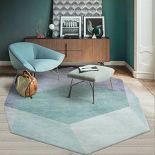Load image into Gallery viewer, INSPIRA LIFESTYLES - Geometric Green Diamond Area Rug - ACCENT RUG, AREA RUG, BEDROOM CARPET, BEDROOM RUG, DINING ROOM CARPET, DINING ROOM RUG, FLOOR MAT, HOTEL CARPET, LIVING ROOM CARPET, LIVING ROOM RUG, MODERN RUG, PILE CARPET, POLYESTER RUG, RUG, RUGS, WOVEN RUG