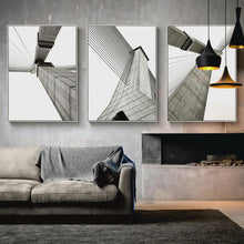 Load image into Gallery viewer, INSPIRA LIFESTYLES - Brygga Photo Series - ABSTRACT ART, ABSTRACT PHOTOGRAPHY, ARCHITECTURAL PHOTOGRAPHY, ART FOR WALLS, B&W PHOTO, BLACK & WHITE PHOTOGRAPHY, BLACK AND WHITE ART, BRIDGE PHOTOS, CANVAS ART, CANVAS PRINTS, MINIMALIST PHOTOGRAPHY, MODERN ARCHITECTURE PHOTOGRAPHY, MODERN ART, MODERN PHOTOGRAPHY, PHOTOGRAPHIC SERIES, PHOTOGRAPHY, WALL ART
