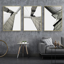Load image into Gallery viewer, INSPIRA LIFESTYLES - Brygga Photo Series - ABSTRACT ART, ABSTRACT PHOTOGRAPHY, ARCHITECTURAL PHOTOGRAPHY, ART FOR WALLS, B&W PHOTO, BLACK & WHITE PHOTOGRAPHY, BLACK AND WHITE ART, BRIDGE PHOTOS, CANVAS ART, CANVAS PRINTS, MINIMALIST PHOTOGRAPHY, MODERN ARCHITECTURE PHOTOGRAPHY, MODERN ART, MODERN PHOTOGRAPHY, PHOTOGRAPHIC SERIES, PHOTOGRAPHY, WALL ART