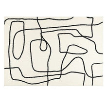 Load image into Gallery viewer, INSPIRA LIFESTYLES - String Theory Large Area Rug - ABSTRACT, ABSTRACT RUG, ACCENT RUG, AREA RUG, ART RUG, BEDROOM CARPET, BLACK AND WHITE RUG, CARPET, COMMERCIAL, DINING ROOM CARPET, FLOOR MAT, HOTEL CARPET, LIVING ROOM CARPET, MODERN RUG, PILE CARPET, POLYESTER RUG, RECTANGLE AREA RUG, RUG, RUGS, WOVEN RUG