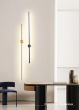 Load image into Gallery viewer, INSPIRA LIFESTYLES - Minimalist Wall Light, indirect wall lighting, adjustable LED wall light, staircase wall lighting, entry foyer lighting, bedroom wall light, living room wall lighting, architectural wall light, minimalist interior lighting
