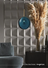Load image into Gallery viewer, Azura Blue Glass Pendant
