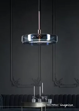Load image into Gallery viewer, Azura Blue Glass Pendant
