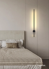 Load image into Gallery viewer, INSPIRA LIFESTYLES - Minimalist Wall Light, indirect wall lighting, adjustable LED wall light, staircase wall lighting, entry foyer lighting, bedroom wall light, living room wall lighting, architectural wall light, minimalist interior lighting
