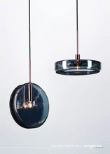 Load image into Gallery viewer, Azura Blue Glass Pendant
