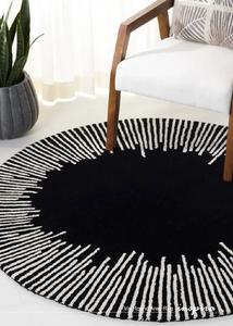 Iris Round Area Rug | Modern Nordic Circular Area Rug | Inspira ...