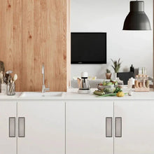 Load image into Gallery viewer, INSPIRA LIFESTYLES | Aero Flush Pull Handles, flush-mounted pull handles, minimalist cabinet hardware, zinc alloy drawer pulls, push-flap mechanism, contemporary kitchen handles, hidden installation hardware, modern wardrobe pulls, space-saving cabinet handles, sleek bathroom hardware, matte black, brushed gold, grey finishes, seamless design, durable drawer pulls, modern interior design, streamlined aesthetics, embedded cabinet pulls, touch-to-open handles
