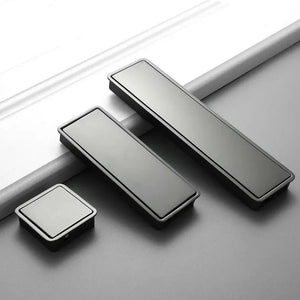 INSPIRA LIFESTYLES | Aero Flush Pull Handles, flush-mounted pull handles, minimalist cabinet hardware, zinc alloy drawer pulls, push-flap mechanism, contemporary kitchen handles, hidden installation hardware, modern wardrobe pulls, space-saving cabinet handles, sleek bathroom hardware, matte black, brushed gold, grey finishes, seamless design, durable drawer pulls, modern interior design, streamlined aesthetics, embedded cabinet pulls, touch-to-open handles