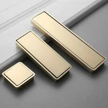 Load image into Gallery viewer, INSPIRA LIFESTYLES | Aero Flush Pull Handles, flush-mounted pull handles, minimalist cabinet hardware, zinc alloy drawer pulls, push-flap mechanism, contemporary kitchen handles, hidden installation hardware, modern wardrobe pulls, space-saving cabinet handles, sleek bathroom hardware, matte black, brushed gold, grey finishes, seamless design, durable drawer pulls, modern interior design, streamlined aesthetics, embedded cabinet pulls, touch-to-open handles

