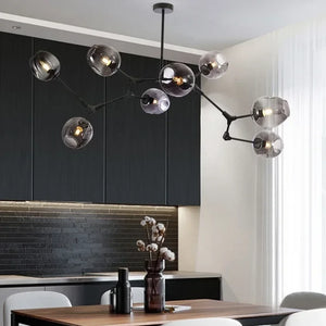 INSPIRA LIFESTYLES - Arbre Glass Chandelier, Sculptural Light, Kitchen Light, Dining Room Light, Bedroom Light, Living Room Light, Hotel Light, Restaurant Light, Hotel Light, Casino Light, Sputnik Chandelier, Modern Chandelier, Metal Chandelier, Minimalist Pendant, Glass Globe Chandelier, Designer Chandelier, Designer Light, LED Chandelier, Sculptural Chandelier, Abstract Art Light, Abstract Branch Chandelier, Modern Branch Chandelier, Bubble Chandelier, Glass Ball Chandelier, Accent Lighting