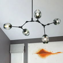 Load image into Gallery viewer, INSPIRA LIFESTYLES - Arbre Glass Chandelier, Sculptural Light, Kitchen Light, Dining Room Light, Bedroom Light, Living Room Light, Hotel Light, Restaurant Light, Hotel Light, Casino Light, Sputnik Chandelier, Modern Chandelier, Metal Chandelier, Minimalist Pendant, Glass Globe Chandelier, Designer Chandelier, Designer Light, LED Chandelier, Sculptural Chandelier, Abstract Art Light, Abstract Branch Chandelier, Modern Branch Chandelier, Bubble Chandelier, Glass Ball Chandelier, Accent Lighting
