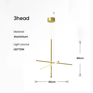 Astralis Geometric LED Chandelier – Modern Statement Lighting for High ...