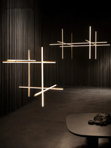 Astralis Geometric LED Chandelier – Modern Statement Lighting for High ...