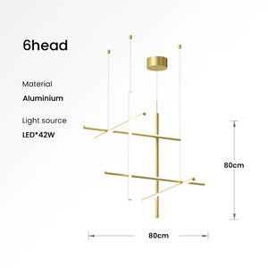 Astralis Geometric LED Chandelier – Modern Statement Lighting for High ...