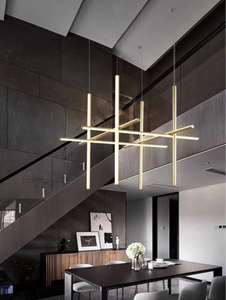 Astralis Geometric LED Chandelier – Modern Statement Lighting for High ...