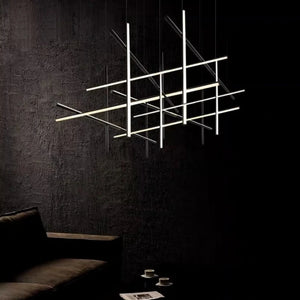 Astralis Geometric LED Chandelier – Modern Statement Lighting for High ...