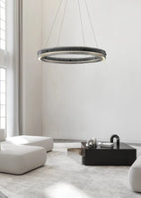 Load image into Gallery viewer, INSPIRA LIFESTYLES - Bella Glass Ring Pendant, RESTAURANT LIGHT, PENDANT LIGHT, MODERN PENDANT LIGHT, MODERN LIGHT, MINIMALIST LIGHT, MINIMAL LIGHT FIXTURE, MEETING ROOM LIGHT, LED LIGHTING, LIGHT FIXTURE, KITCHEN ISLAND LIGHT, HOTEL LIGHT, GLASS RING CHANDELIER, GLASS LIGHT FIXTURE, GLASS CHANDELIER, FEATURE LIGHT, DINING TABLE LIGHT, BOARDROOM LIGHT, MODERN LIGHTING FIXTURE, MODERN LIGHT FIXTURE, MODERN CHANDELIERS, MODERN LIGHTING FIXTURES, LUXURY GLASS CHANDELIER
